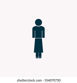 Woman - vector icon
