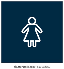 Woman vector icon