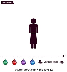 Woman - vector icon