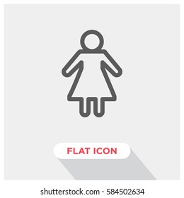 Woman vector icon