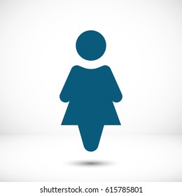 Woman vector icon