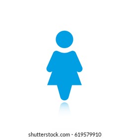 Woman vector icon