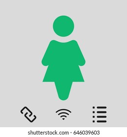 Woman vector icon