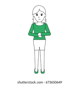 Woman vector illustration