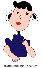 woman vector illustration