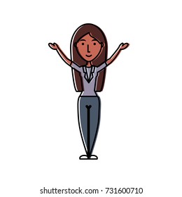 woman  vector illustration