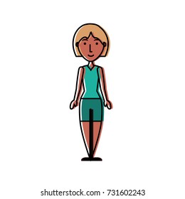 woman  vector illustration