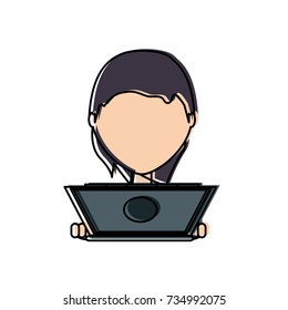 woman  vector illustration