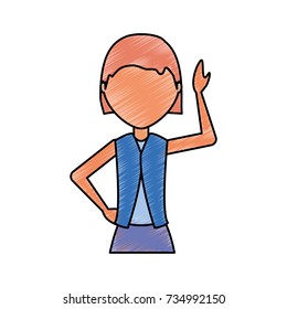 woman  vector illustration