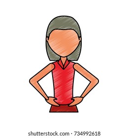 woman  vector illustration