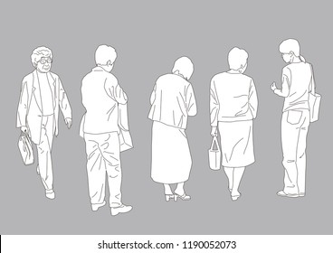 Woman Vector illustration set