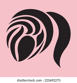 Woman vector logo design
