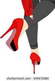Woman walking