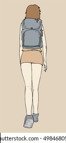 woman walking