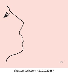 woman wallpaper background design hand draw shape peace nostalgic