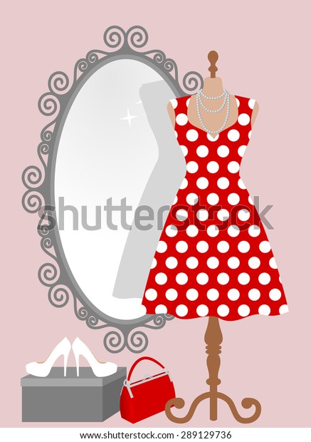 Woman Wardrobe Accessories Set All Occasion Stock Vector Royalty