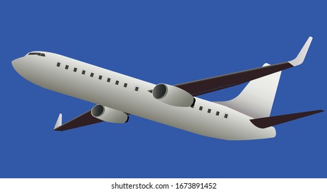 the woman watches leave the taking-off plane