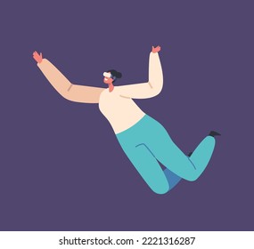 Woman wear Digital Glasses or Goggles Gaming Fun in Metaverse. Happy Female Character Vr Experience Using Virtual Reality Headset, Video Game and Ai Entertainment Concept. Cartoon Vector Illustration