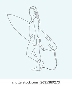 woman wearing bikini holding surf