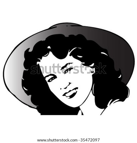 Woman wearing hat