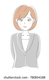 Woman wearing a suit