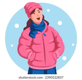 Clothing Winter Stock Illustrations – 143,885 Clothing Winter