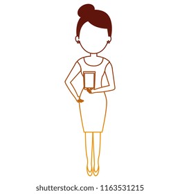 woman with whiskey glass drink