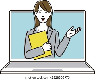 A woman who explains "This is it"
