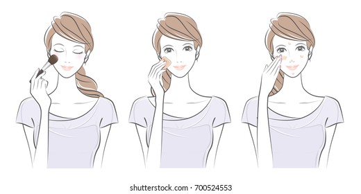 The woman who makes up