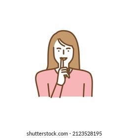 A woman who tells you things in private.