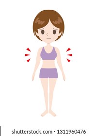 woman whose complex thick arm is a complex.