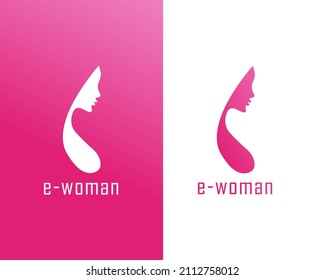 Woman, women ,pink ,cosmetics ,fully vector and customized logo design