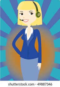 Woman at work
