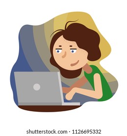 Woman working at the office