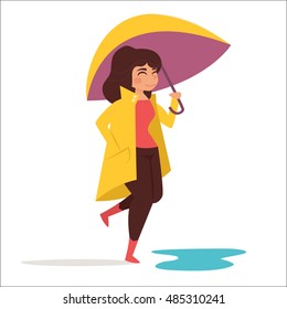 2,694 Yellow raincoat Stock Illustrations, Images & Vectors | Shutterstock