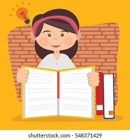 Woman,employee concept design on clean background,vector