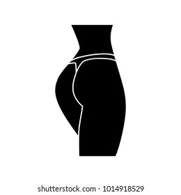 woman's body. woman s waist icon, flat design best vector icon