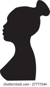 Womans bust - face
