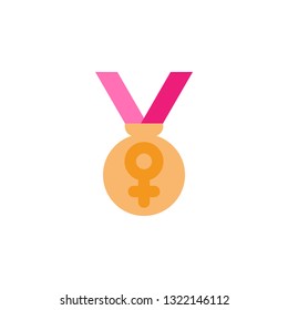 Woman's day, appreciation icon. Element of color Woman's day icon. Premium quality graphic design icon. Signs and symbols collection icon