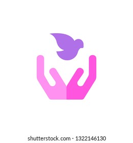 Woman's day, freedom icon. Element of color Woman's day icon. Premium quality graphic design icon. Signs and symbols collection icon