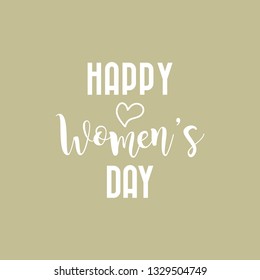 Woman's day gift card