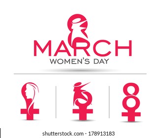 Woman's Day Icon Set