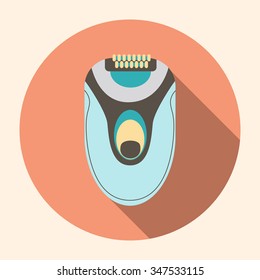 Woman's epilator icon