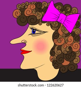 Woman's face