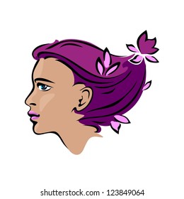 woman's face
