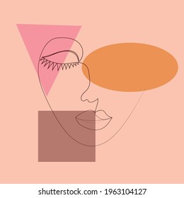 Abstrakte zeitgenössische Kollektion geometrischer Formen in modernem Stil. Dekoration Printable Kunst, abstrakte Kunstdrucke, moderne Wall Art