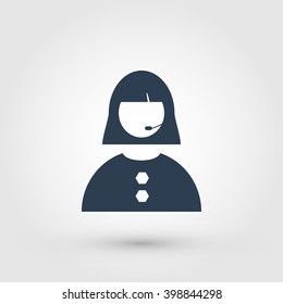 Woman's face icon