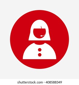 Woman's face icon