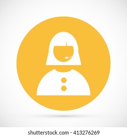 Woman's face icon