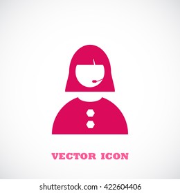 Woman's face icon